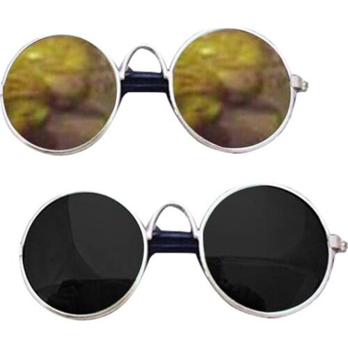 Pet Fashion Glasses Cute Funny Retro Cat Dog Sunglasses Pet Cosplay Supplies Puppy Dogs Eyes Decor For Photographing