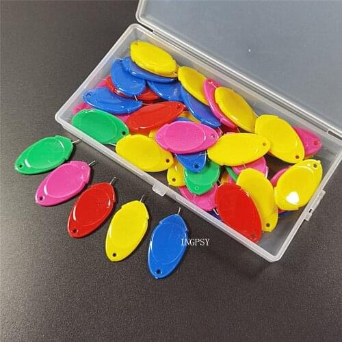 10/50PCS Plastic Threader Cross Stitch Silver Bow Wire Needles Multicolor Insertion Tools Sewing Machine DIY Craft Accessories