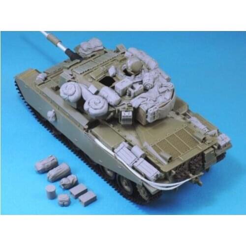 New Unassembled 1/35 Modern Israeli main battle tank bag Resin Kit DIY Toys Unpainted resin model