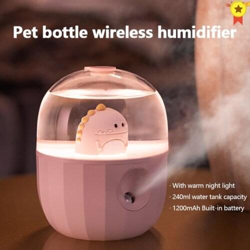 Gift Adorable Cool Mist Air Humidifier for Home Bedroom Office Living Room Baby with Night Light Mist Maker Aroma Diffuser