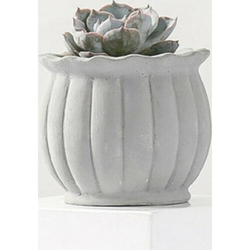 Cement Silicone Planter Mold for Concrete Home Made Polymer Clay Molds DIY Epoxy Resin Craft Flower Pot Making Mould