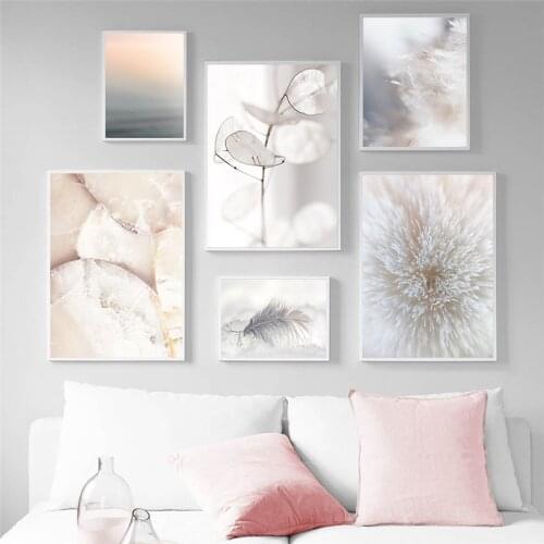 Nordic Beautiful Prints Landscape Plants Wall Art Poster Scenery Canvas Wall Picture Modern Painting Home Decor