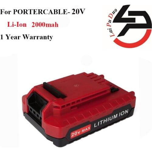High Quality 20V 2000mah Li-Ion Replacement Power Tool Battery For PORTER CABLE PCC685L PCC680L
