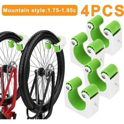 Bicycle Parking Rack Buckle Indoor Vertical Bike Storage Portable Wall Mount Hook Mountain Road Bike Cycling Display Stand