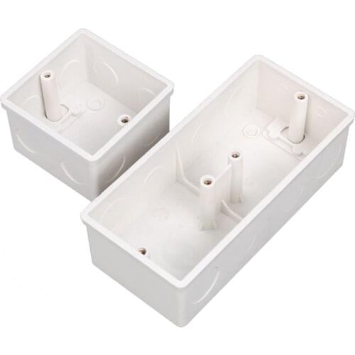 Type 86 Cassette Thickened PVC Junction Box Universal Concealed Socket Switch Box Base Hiding Stash