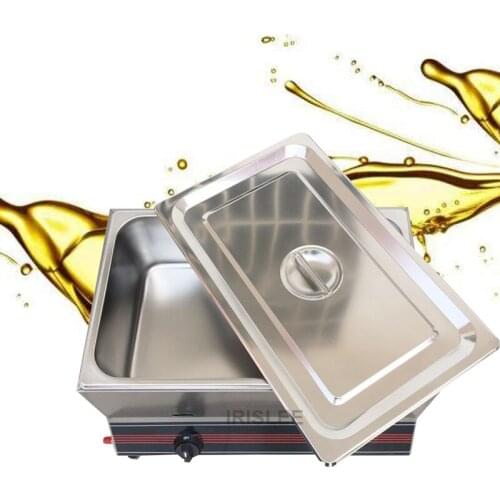 Commercial Gas fryer Deep fryer Stainless steel Frying Machine Two Tanks Double Sieve Fried Chicken/Franch Fries