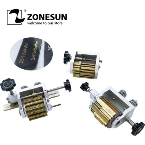ZONESUN ZY-RM2-DP Pneumatic Dialling Code Printer Accessory Thermal Ribbon Dialing Coding Tool Parts Production Number
