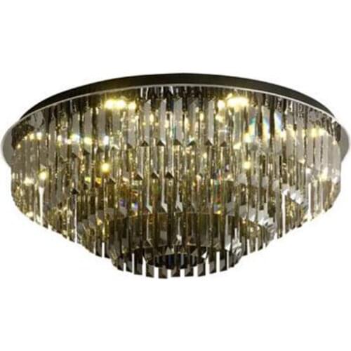 2018 new living room lamp simple modern crystal lamp living room led ceiling lamp bedroom personality led lighting fixture led