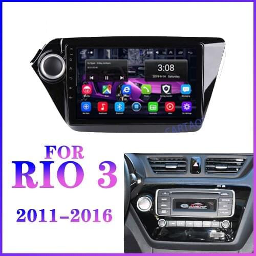 Car Radio For KIA RIO 3 4 2010 to 2016 2017 Car Android Multimedia Video Player Navigation GPS Bluetooth autoradio stereo 2 din