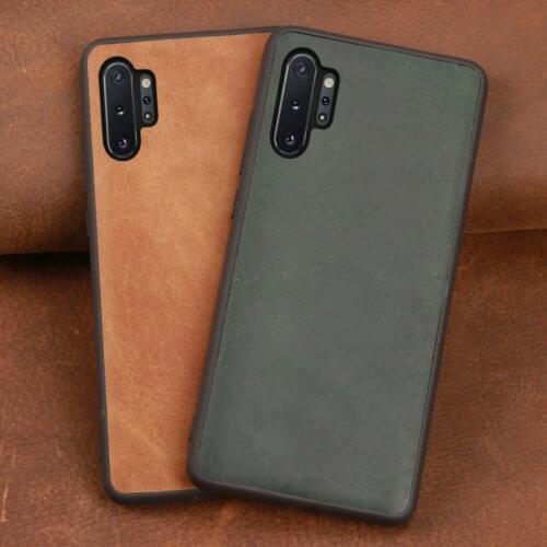 Phone Case For Samsung Galaxy S7 S8 S9 S10 Plus Note 8 9 10 plus A20 A30 A50 A70 Case Cowhide Cover For A5 A7 A8 J5 J6 J7 2018