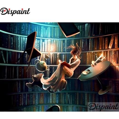 Dispaint Full Square/Round Drill 5D DIY Diamond Painting "Cartoon beauty" 3D Embroidery Cross Stitch Home Decor Gift A12775