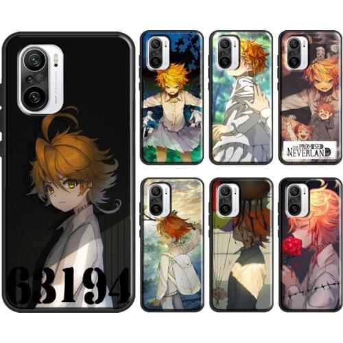 Emma The Promised Neverland For POCO X3 M3 F1 F2 Pro Case For Xiaomi Mi 11 8 9 9T 10T Pro A1 A2 Mi Note 10 Lite Cover