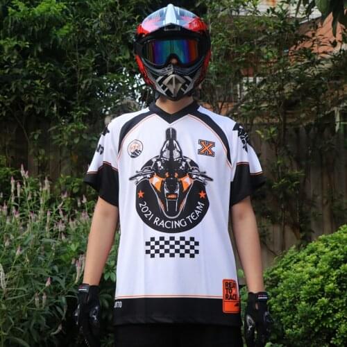 MTB Explosions DH MX motorcycle mountain bike team,Bike Gym Sports Quick Dry Breathable RPET Short Sleeve