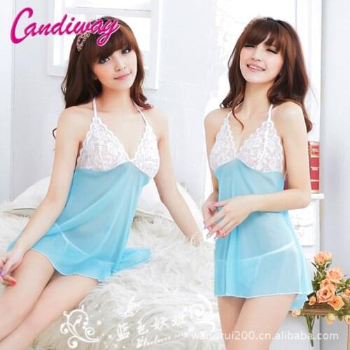 Hot Sexy Lingerie Women Lace Sexy Transparent Sleepwear Erotic Lingerie 6Colors Sexy Underwear Nightwear Sexy Costumes Lenceria