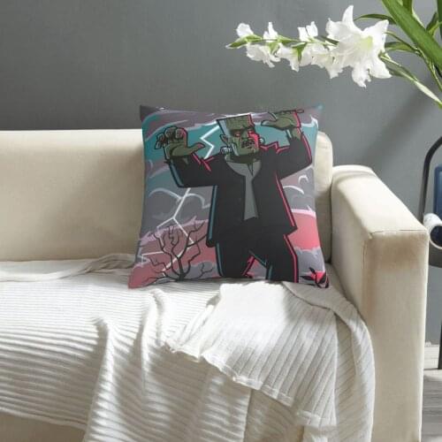 Halloween Frankenstein Creature In Storm pillowcase printed cushion cover sofa waist pillow pillow cover