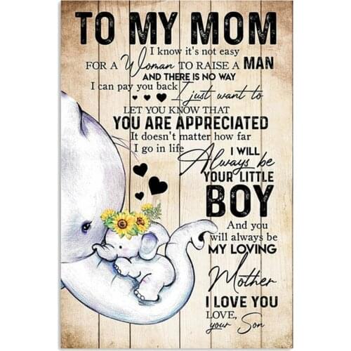 HUGSIDEA Custom Fleece Blanket A Letter to Mother Warm Monther Days Gifts Soft Bedroom Throw Blanket on Bed Bedding