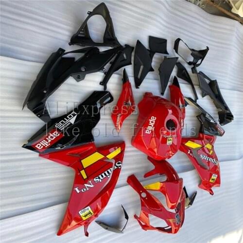 Motorcycle New ABS whole Fairings kit Fit for Aprilia RS125 06 - 11 RS 125 2006 2007 2008 2009 2010 2011 custom Red black