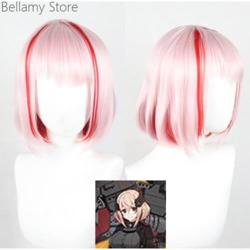 Azur Lane Jeanne d'Arc Heat Resistant Cosplay Costume hairwear Wig+Wig Cap