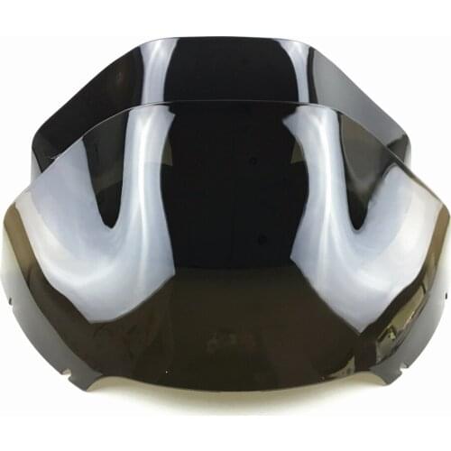 13" SMOKE WAVE WINDSHIELD For HARLEY ROAD GLIDE FLTR FLTRX FLTRU 2015-2017 2016