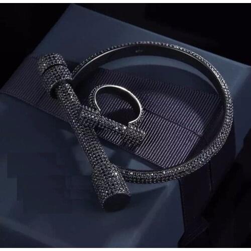 Xd128b Luxury Wedding&Party Jewelry for Women, Fashion cute&sweet AAA CZ fancy stones crystal shinning long drop tassel dab