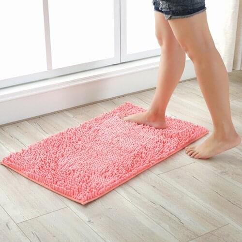 Floor Mat Bath bedroom kitchen living room hall carpet microfiber toilet bathroom door Mat Anti-slip Strip Doormat Absorbent mat
