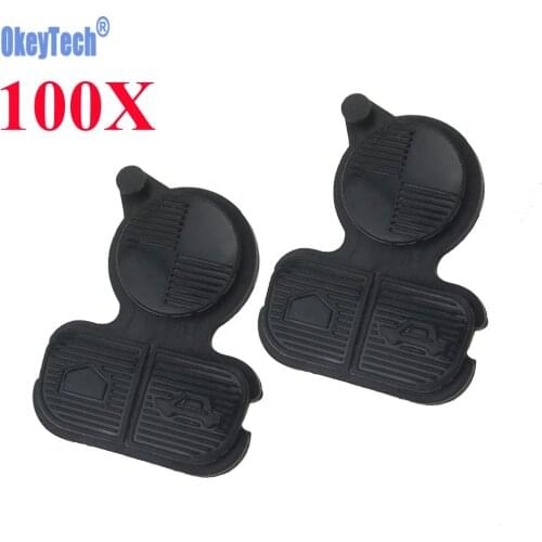 OkeyTech 100PCS/LOT 3 Buttons Remote Fob Key Buttons Repair Pad For BMW Series 3 5 7 E38 E39 E36 Z3 Z4 Z8 X3 X5 Free Shipping