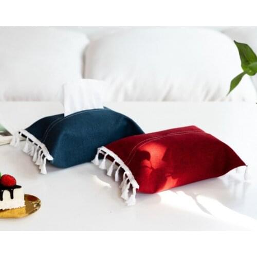 Hotel Cotton And Linen Tissue Box Exquisite And Fashionable Very Tasteful Suitable For Hotels Restaurants Offices Bars Tissue Ba