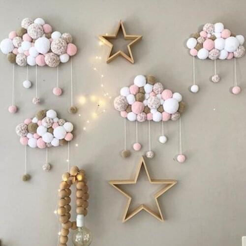 Baby Bedroom Decoration Pacifying Toys Short Coral Velvet Hairball Newborn Baby In The Crib Infant Room Decor Photography Props