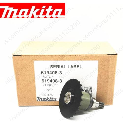 Makita 619408-3 Armature Motor For DTD154 DTD154RTE TD154D DTD154Z DTD171 XDT12M XDT14T XDT12T