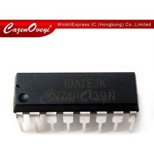 10pcs/lot SN74HC139N DIP16 SN74HC139 DIP 74HC139N 74HC139 DIP-16 new and original IC DIP-16 In Stock