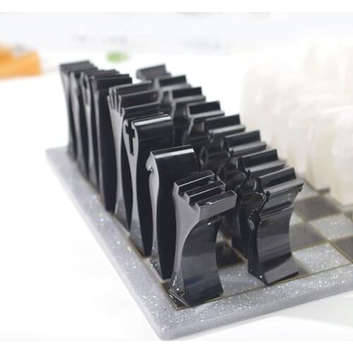 2Pcs 3D Chess Pieces Resin Casting Molds Kit 3D Chess Checker Epoxy Mold Resin U7ED