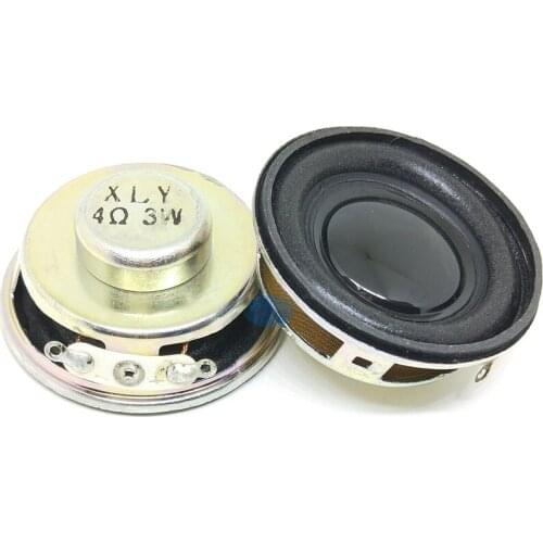 2PCS/Lot 40MM High-quality Audio Speaker 3W 4R 4 Ohm Mini Amplifier Special Rubber Edge Small Speaker Omnidirectional