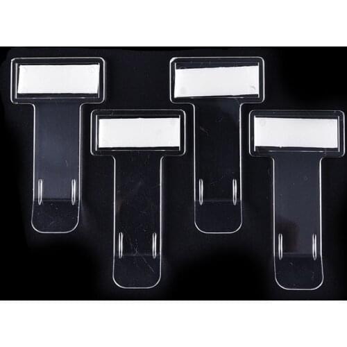 4PCS Car Vehicle Parking Ticket Receipt Permit Card Holder Clip Sticker Windscreen