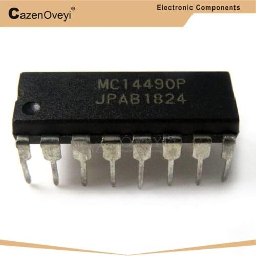 5pcs/lot MC14490PG MC14490P MC14490 DIP-16 In Stock