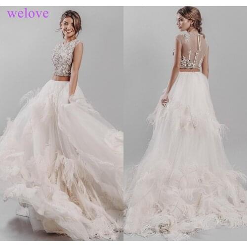 BAIWEINI Long Sleeve Wedding Dresses