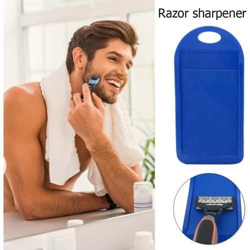 Shaving Razor Blade Sharpener Silica Gel Surface Manual Cleaner Durable Sharpening Grindstones Safe Grinding Accessories