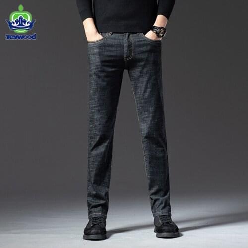 Brand clothing High Quality Mens Jeans Business Classic Casual Fashion Trousers Slim Denim Overalls Pants Male Plus Size 28-40