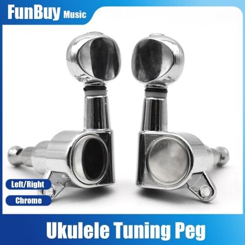 Ukulele Guitar Tuning Pegs Tuners Machine Heads for Ukulele 4 String Mini Guitar Replacement 4R/4L/2R2L