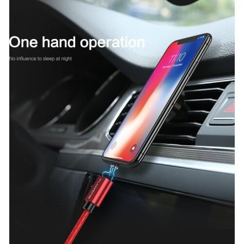 Magnetic USB Cable 3A Fast Charging Double-Sided Charging USB Extension Cables For Type-C Apple Android Magnet Charge Wire