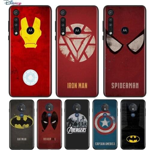 Avenger Marvel Superhero Logo For Motorola G9 G8 G Stylus Power One Fusion Hyper Edge E7 E6 5G Plus Play Lite Soft Phone Case