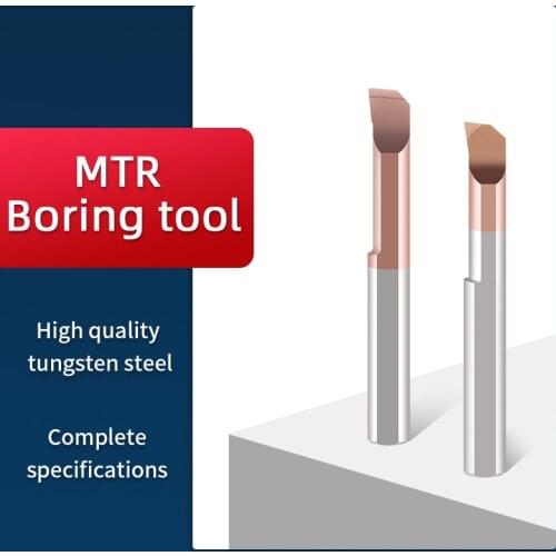 Arestun MTR Boring Cutter for Small Hole Turning Tools Boring Head Lathe Cutters Set Coated Mini Internal Bronze Nano-coating