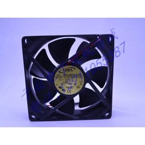 Wholesale: AD0912US-A70GL 90*90*25 12V 0.3A ADDA 2 wire chassis fan
