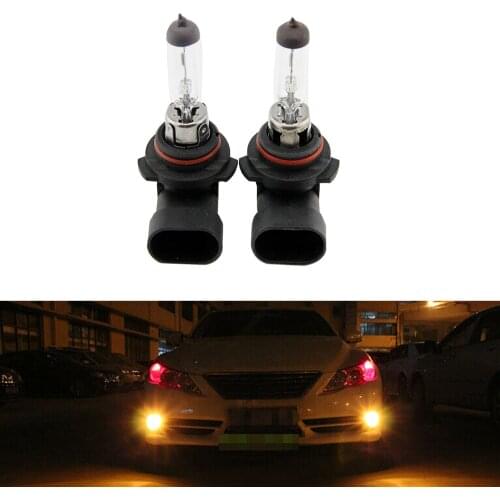 2x Amber Yellow 9145 H10 9005 Car Truck Fog Lights Driving Lamp Halogen Bulbs