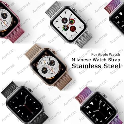 Auroras Fashion Strap For APPLE WATCH 1 2 3 Strap Soft Breathable Sport Loop Strap for Apple Watch 4 5 6 Series Accessories