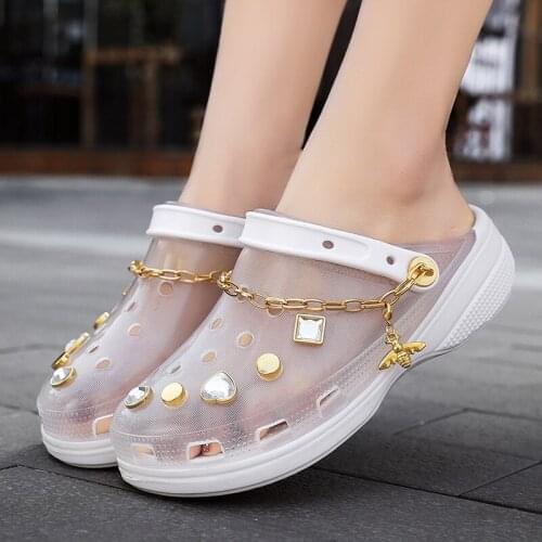 Light Shoes For Women 2021 Summer New Sandals Breathable Designer Non-Slip Ladies Slippers Flat Platform Sandalias Women Clogs