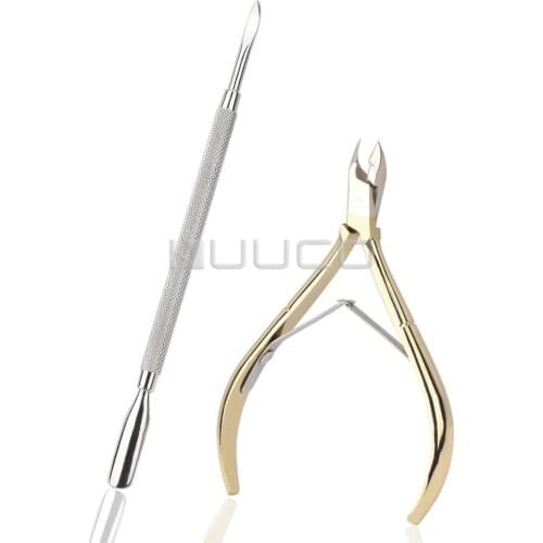 10 PCS/LOT Professional Tools/Plier/Pedicure set/Manicure Tool/Dead Skin Remover Clippers Trimmer Nipper + Cuticle Pusher