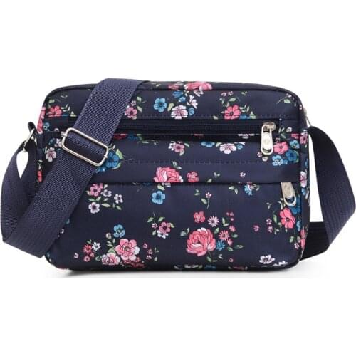 2021 Nylon Diagonal Womens Bag Leisure Mobile Phone Coin Purse Waterproof Shoulder Bag Commuter Outdoor Simple Crossbody Bag