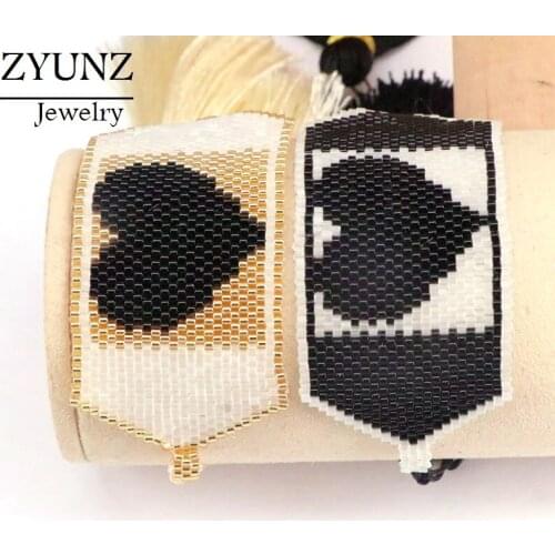 3PCS, Miyuki Heart Bracelets Gifts Bracelet For Women 2020 Fashion Handmade Woven Tassel Pulseras Wholesale