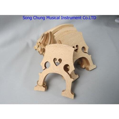 40pcs french style different size cello bridges 4/4,3/4,1/2,1/4 (each 10pcs)