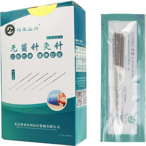 500pcs/box acupunctue needles beauty massage needle disposable acupuncture needle for single use with tube